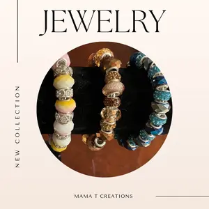 Beaded cuff bracelet