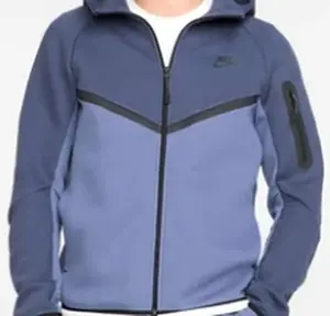 Nike Tech Men's Fleece Windrunner Full-Zip Jacket Thunder Blue/Diffused Blue/Black POS