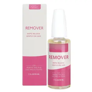 Tape in Extension Remover, 1 FL.OZ. (30 ML) -Acting Wig Glue Remover, Adhesive Remover Lace Glue Gentle Effective Citrus- Remove Toupee Tape in Hair Extensions