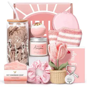 Baskets for Women,  Birthday Gifts for Women, Thinking of You Inspirational  Set Box, Get Well Soon  Basket Sending Hug, Christmas Ideas Gifts for Teen Girl Her Wife