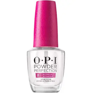 OPI Powder Perfection Step 2 Activator 0.5OZ Nail Dipping Powder Activator Cures Base Coat Preps Top Coat for Smooth Application