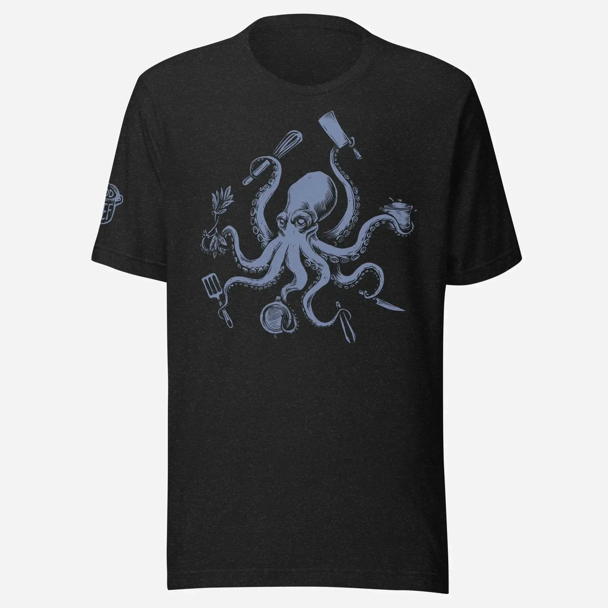 Chef Octopus Graphic Unisex Shortsleeve Tee