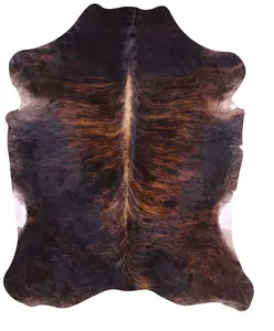 Natural Hair-On Cowhide Rug - 7' 3" X 5' 11"