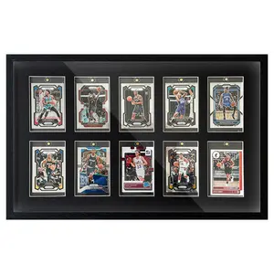CCDCC 10 Graded Sports Card Display Case Basketball Baseball Card Display Frame With UV Protection PC Glass