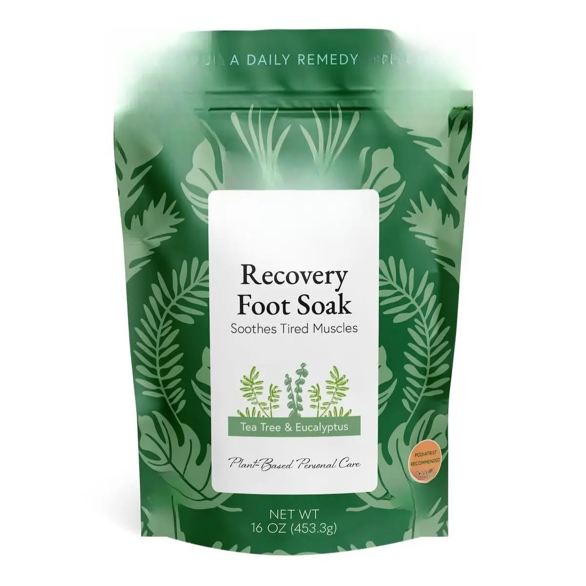 Tea Tree Oil Detox Foot Soak - for Athlete’s Foot, Toenails, Smelly Feet - All Natural Formula - Intensive Foot Repair - 16 oz Intensive Foot Care Foot Bath Detox