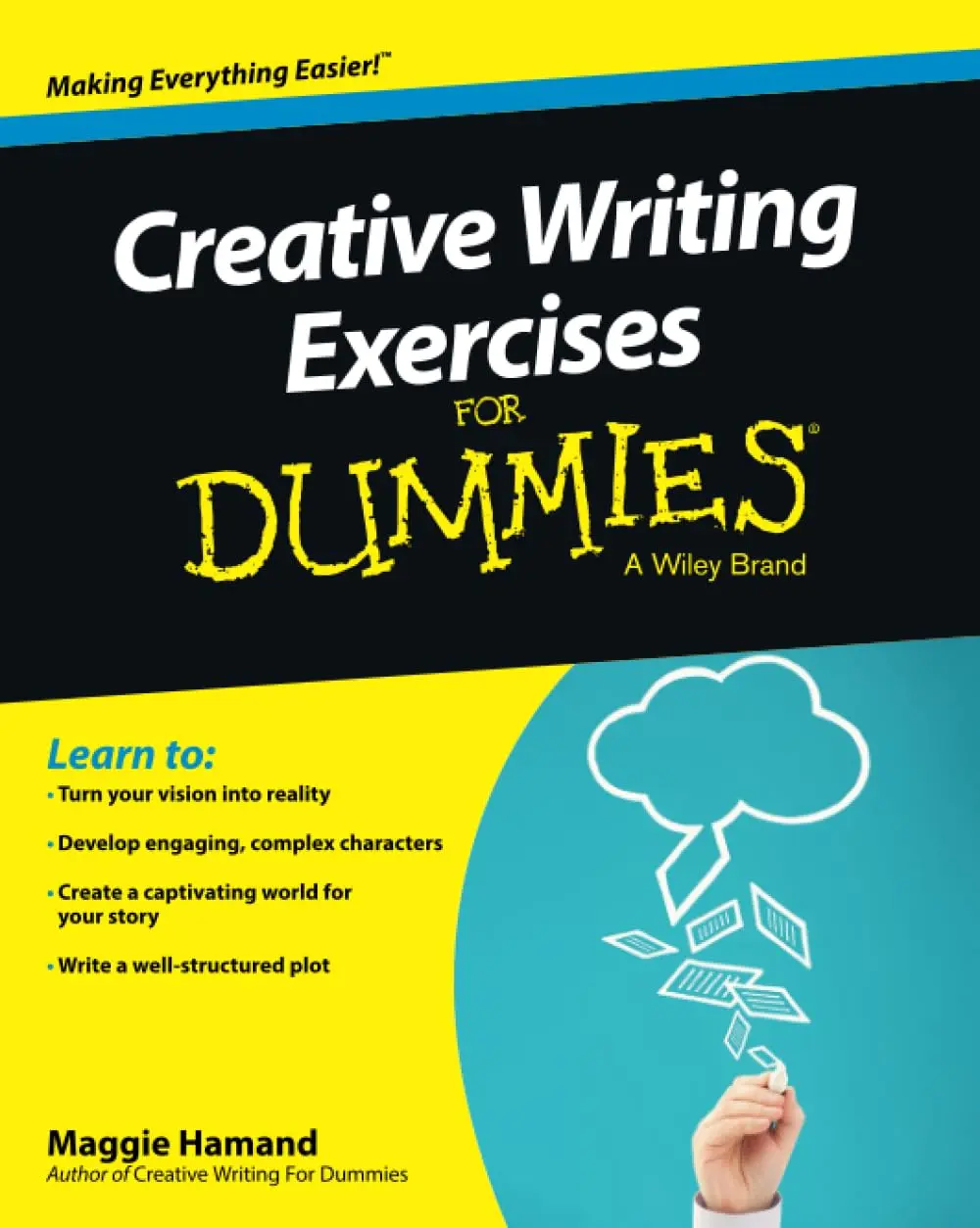 Creative Writing Exercises for Dummies -- Maggie Hamand - Paperback