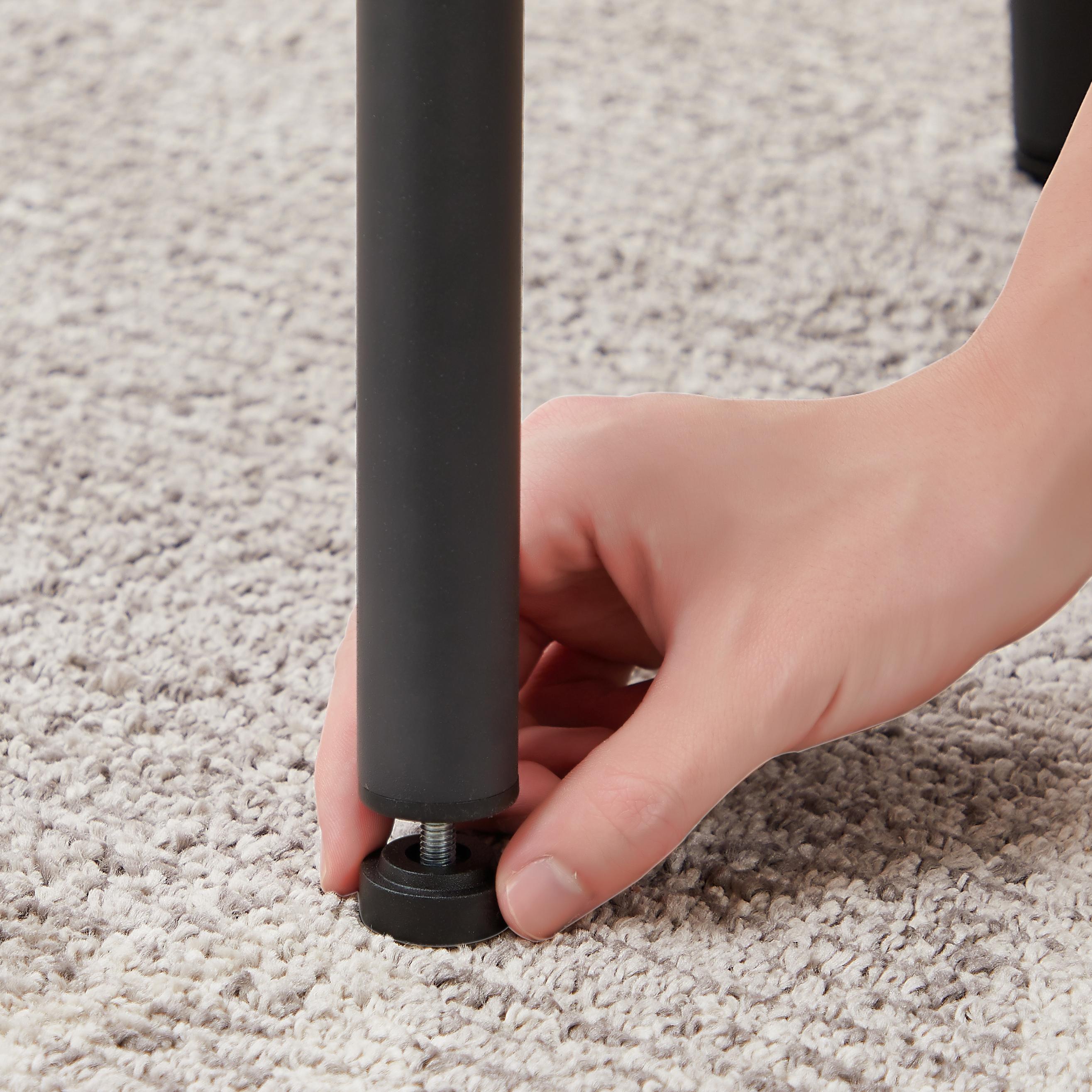 4-Piece Bar Table Set, PU Upholstered Stools 13.4" with Wood Backrest & Footrest, Rustic Grey Table, Black Iron Frame, Space-Saving, 350 lbs, for Kitchen Apartment