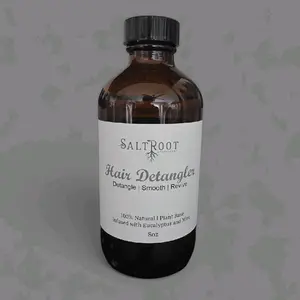 Hair Detangler - 100% Natural Plant-Based Detangler Infused with Eucalyptus and Mint 8oz