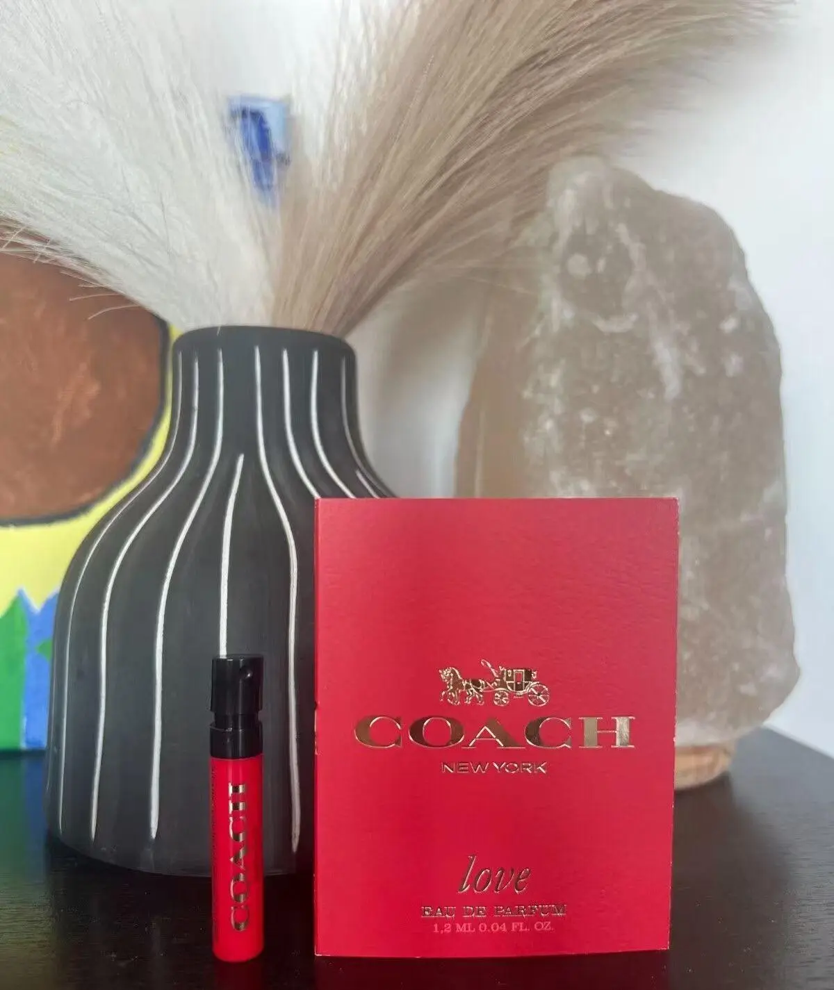 Women's Coach Love 1.2ML EDP Perfume for Women, Compact Single Vial, Romantic Love Travel-Friendly Fragrance, Made in France (133173)