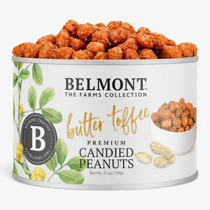 Belmont Peanuts Gourmet Chili Lime Virginia Peanuts, 20 oz (1 Pack) – Simple Ingredients, No Preservatives, 7g Protein – A Premium, Citrusy, Spicy, Salty, Crunchy, Hand Seasoned Snack