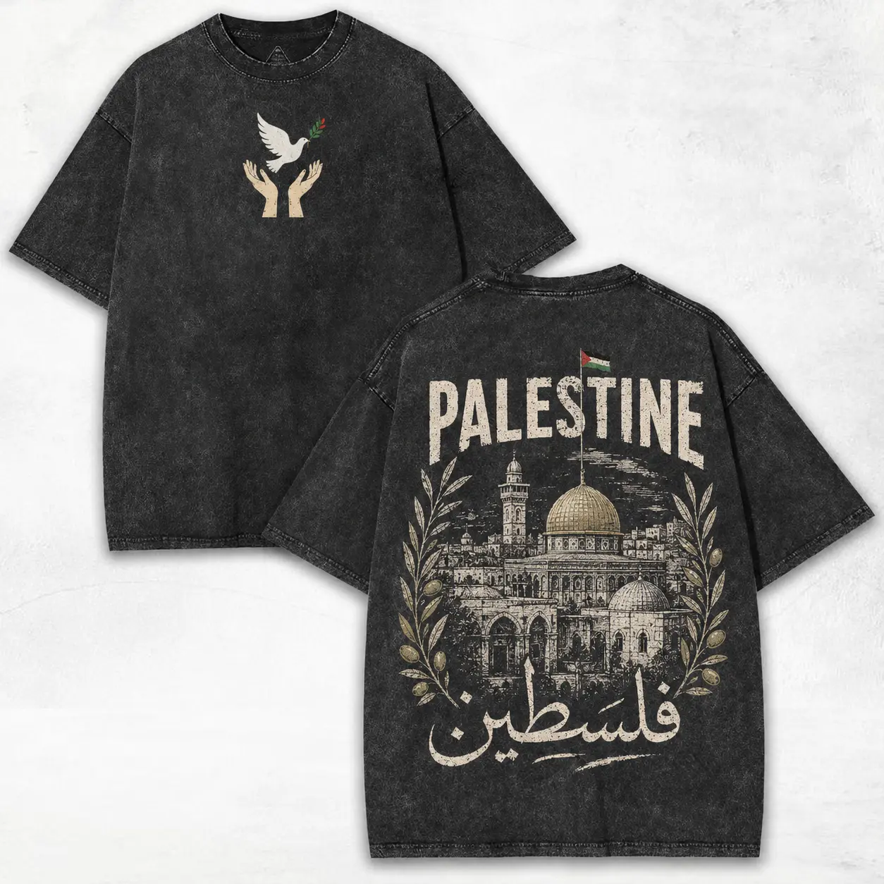 BACK TO SCHOOLMen's Vintage Streetwear Shortsleeve Tshirt with Distressed Historic Art Print, Washed Graphic Crewneck, Festive Menswear, Vintage T-Shirts, Distressed Print, All Seasons