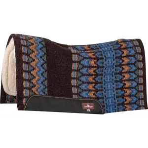 Classic Equine 34"X38" Contoured SensorFlex 1" Saddle Pad- Coffee/Fawn