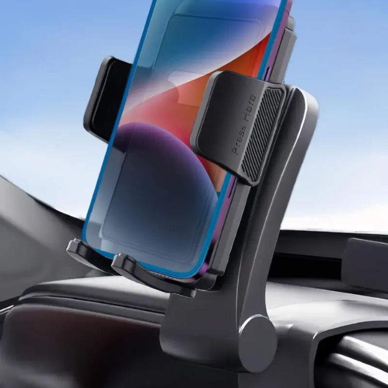 Multifunctional One-Hand Car Phone Holder - Versatile Design for Various Car Uses, Lightweight and Compact