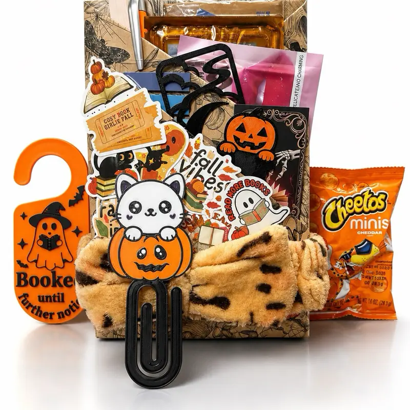 Halloween Blind Date with a Book Box - Fall Mystery Gift Box for Literature Enthusiasts