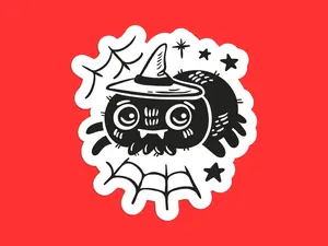 Cute Spider Sticker