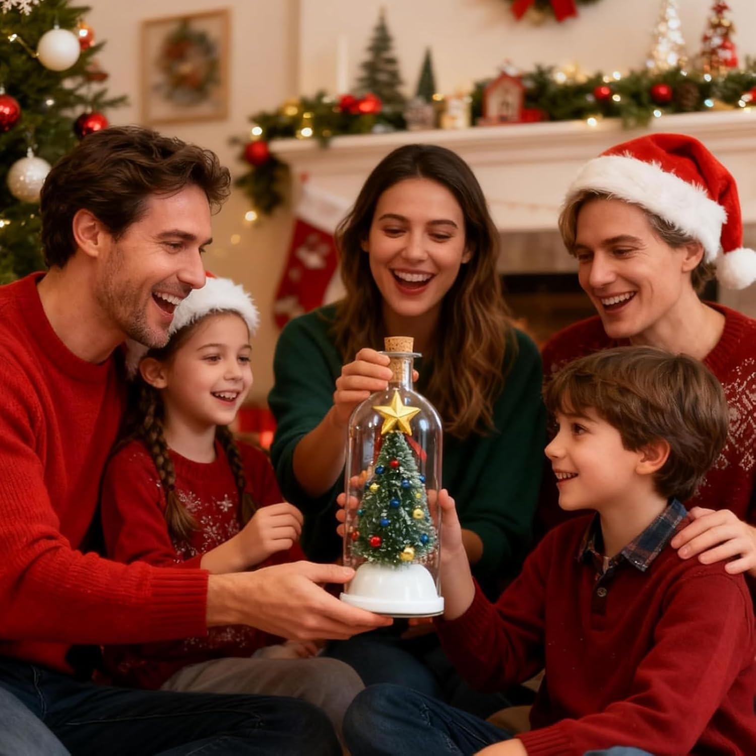 3PCS Christmas Tree Message in A Bottle, Personalized Voice Recording Keepsake Ornament, Durable Holiday Decor, Playback Cork, Unique Festive Gift for Family & Friends 3PCS Christmas Tree Message in A Bottle, Personalized Voice Recording Keepsake Ornament, Durable Holiday Decor, Playback Cork, Unique Festive Gift for Family & Friends