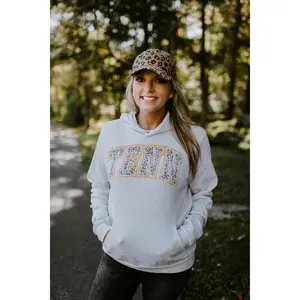 TENN Leopard Hoodie {Orange}