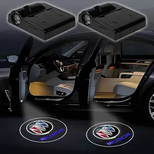Car Door Logo Projector Courtesy Welcome Lights, LED Puddle Ghost Shadow, Plastic Shell for Buick Chevrolet Cruze, Opel Vauxhall Astra J