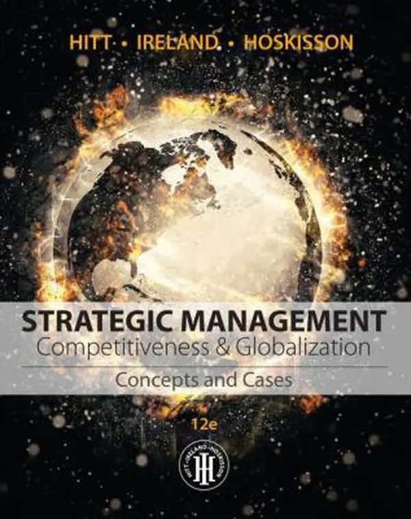 USED Book - Strategic Management: Concepts and Cases: Competitiveness and Globalization by Hitt, Michael A. (Hardcover) - english