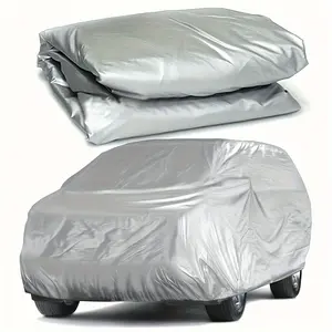 General Motors car Cover - UV-proof, rain-proof, dust-proof, made of PEVA material resistant to snow and high temperatures, providing year-round vehicle protection - silver-finished car accessories