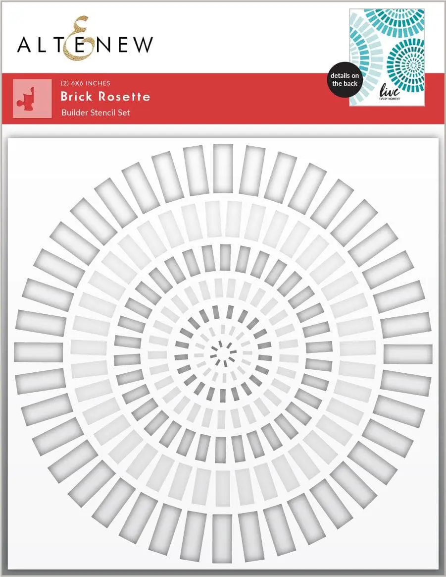 Brick Rosette Builder Stencil Set (2 in 1)