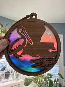 Louisiana Suncatcher for Sunny Window