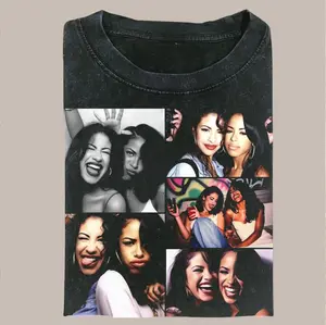 Selena and Aaliyah Vintage Style Unisex Shirt, Retro 90's Music Shirt, Hiphop Shirt, Casual Fashion Cotton, Menswear Womenswear Top