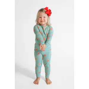 Jolly Teddy Two Piece Pajama Set