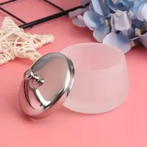 Clear Easy-to-Clean Mini Nail Polish Remover Container for Salon & Home Use, Hygienic Manicure Tool for Hands, Feet & Nail Care