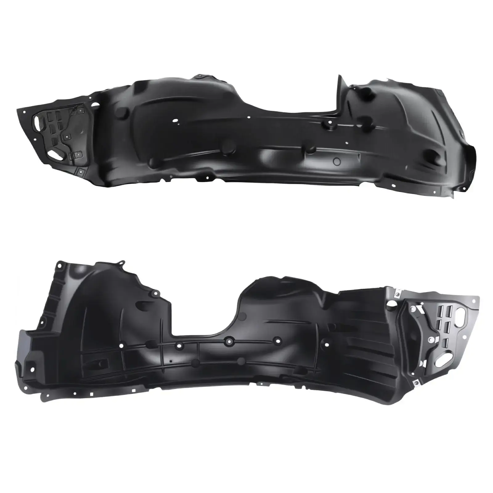 2Pcs Front Fender Liners for 2016–2021 Honda Civic Left & Right Wheel Well Splash Shield Durable PP Material Inner Fender Guard Replacement