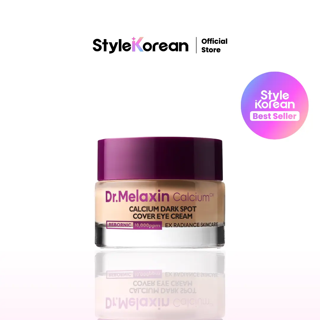 [Dr.Melaxin] Calcium Dark Spot Cover Eye Cream 15g - Niacinamide & Calcium Gluconate Eye Cream for Dark Circles, Under Eye Bags & Sagging