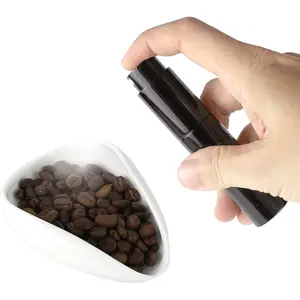 Coffee Dosing Cup and Spray Bottle Suit, Espresso Accessories Reduce Coffee Power Static (White), Small Size