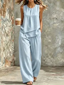 New Women's Fashion Casual, Basic, Stylish and Comfortable Ensemble, Perfect for Daily Wear, Everyday, Trendy Ladies' Clothing Set
