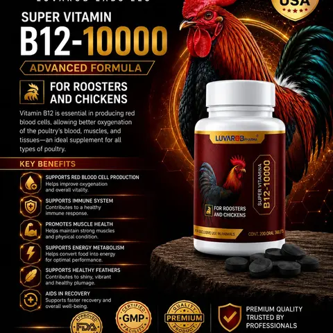 Super Vitamin B12 10.000 for Poultry 200 Oral Tablets
