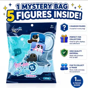 Honkai Star Rail Critter Pick Blind Bag – Ruan Mei Creation Series | 1 Mystery Pack Contains 5 Random Mini Figures | Display Toy Collection