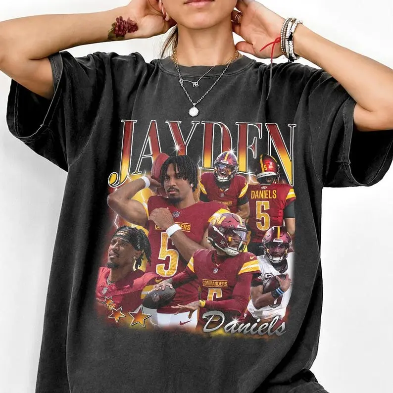 Comfort Colors Jayden Daniels Bootleg Shirt, Washington Football Game Day Graphic Gift For Fan