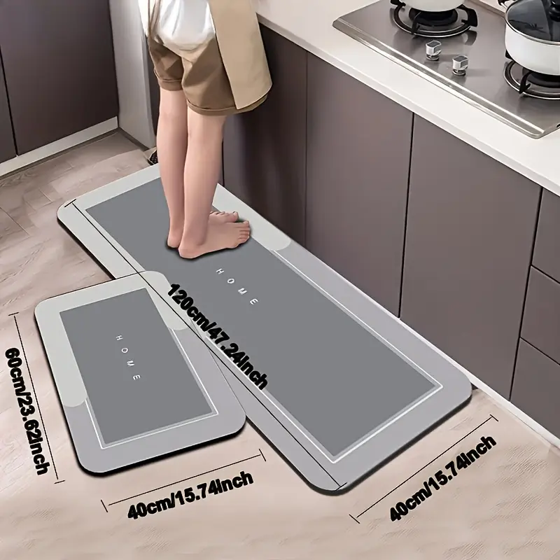 Super Absorbent, Non-slip, Quick-drying Mat Suitable for Bathroom, Kitchen, Living Room, Shower Floor To Keep Dry, Practical Home Decoration, Daily Necessities, Holiday Gifts, Household Items of Choice