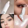 [Long-Lasting Shine Highlighter] Pearlescent highlighter and eyeshadow pencil - Highly Pigmented Makeup, Silver/gold shades, long-lasting shimmer, Radiant Shimmer, create a shimmering look, perfect for festivals, Beauty Highlighters