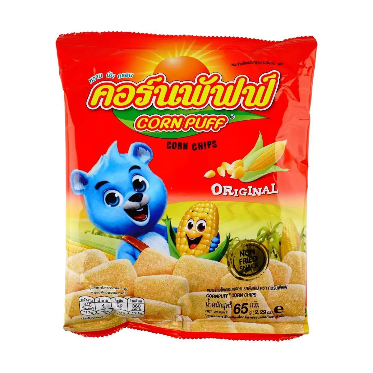 HANAMI Non-fried Corn Puff Pastry Potato Chips,2.29 oz