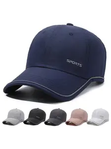 Unisex Breathable Mesh Running Hat, Quick Dry UV Protection Sports Cap, Lightweight Adjustable Sun Hat for Men Women, Ideal for Outdoor Activities