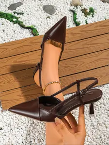 Women's Fashionable Solid Color Stiletto Heels, Elegant Pointed Toe High Heel Shoes for Party, Daily Clothing Decor for Women & Girls, Footwear