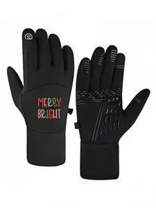 1pc with  ing F winter gloves fishing gloves Touch Screen Warm Cold Weather adult warm gloves Comfortable holiday gifts Thick Best Selling
