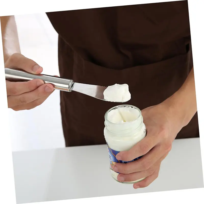 Stainless Steel Butter Spreader Knife, Serrated Edge Cream Cheese Spatula, Multipurpose Jam Spreader for Toast Bread Sandwich Baking