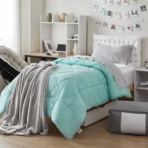 Basic Necessities - Twin XL College Bedding Package - Yucca/Glacier Gray Color Set