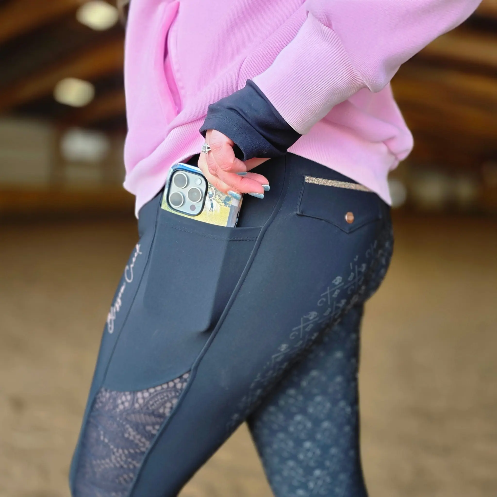 Midnight Rose - Compressive, Lace Breech