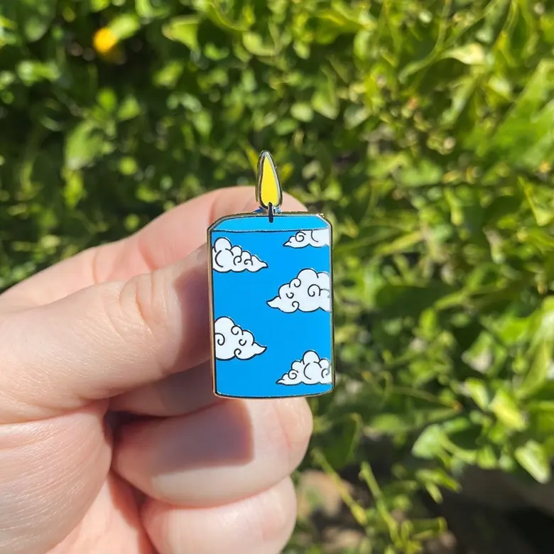 Niall Candle Enamel Pin