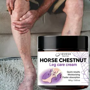 Leg Massage Cream with Coconut Oil and Shea Butter Extracts, Firming Massage Cream for Calf and Body, Long Standing Use, 100g