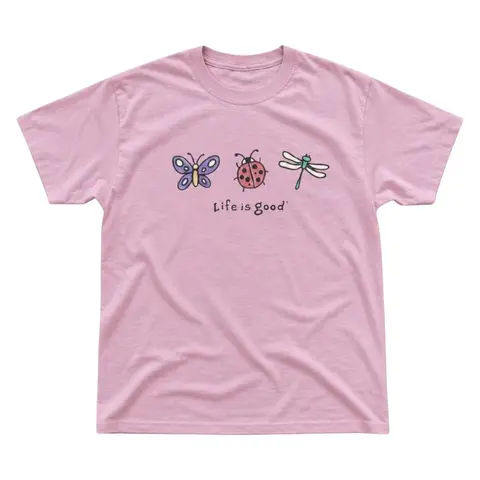 The Life Is Good Bug T-Shirt, Butterfly Ladybug Dragonfly Tee, Cute Insect Shirt, Gift For Woman, Gift For Men, Womenswear Top Underwear Streetwear, Trending Shirt