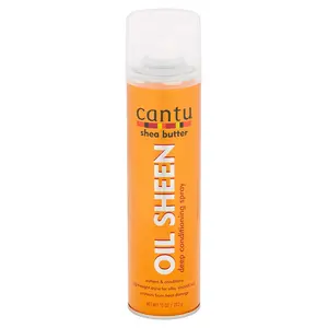 Cantu Oil Sheen Deep Conditioning Spray - 10 oz - Infused with Shea Butter & Essential Oils for Hydrated Shiny Hair - Non-Tacky Formula - Versatile Use for All Hair Types