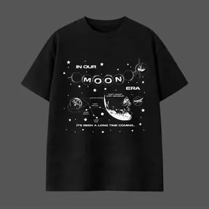 In Our Moon Era, Artemis II NASA Mission T-Shirt: Vintage Feel, DTG Print, Space Exploration Apparel